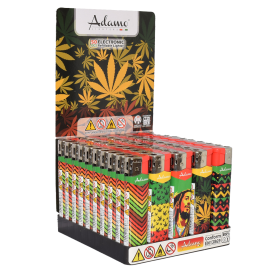 50 x Briquet électronique Skinny Reggae